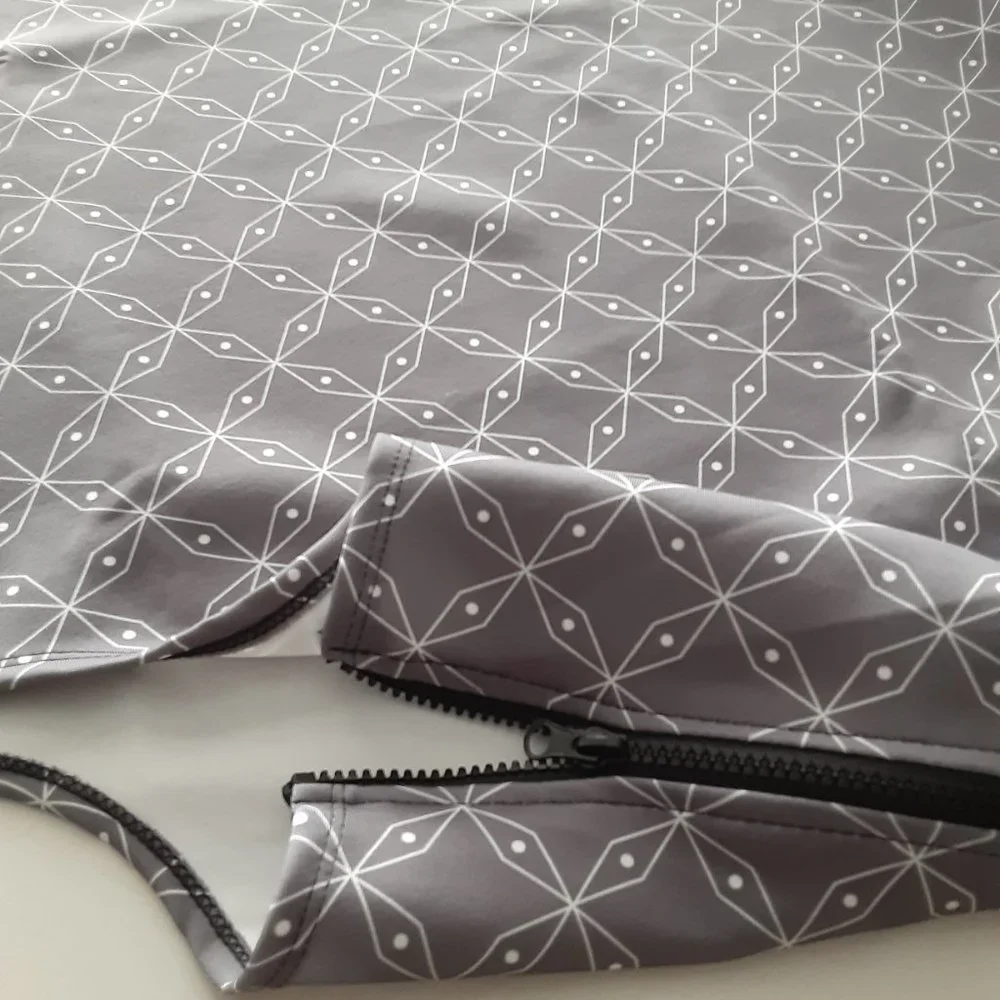 Stretch Fabric Suitcase Covers 2 pcs -1 large, 1 medium - Grey
